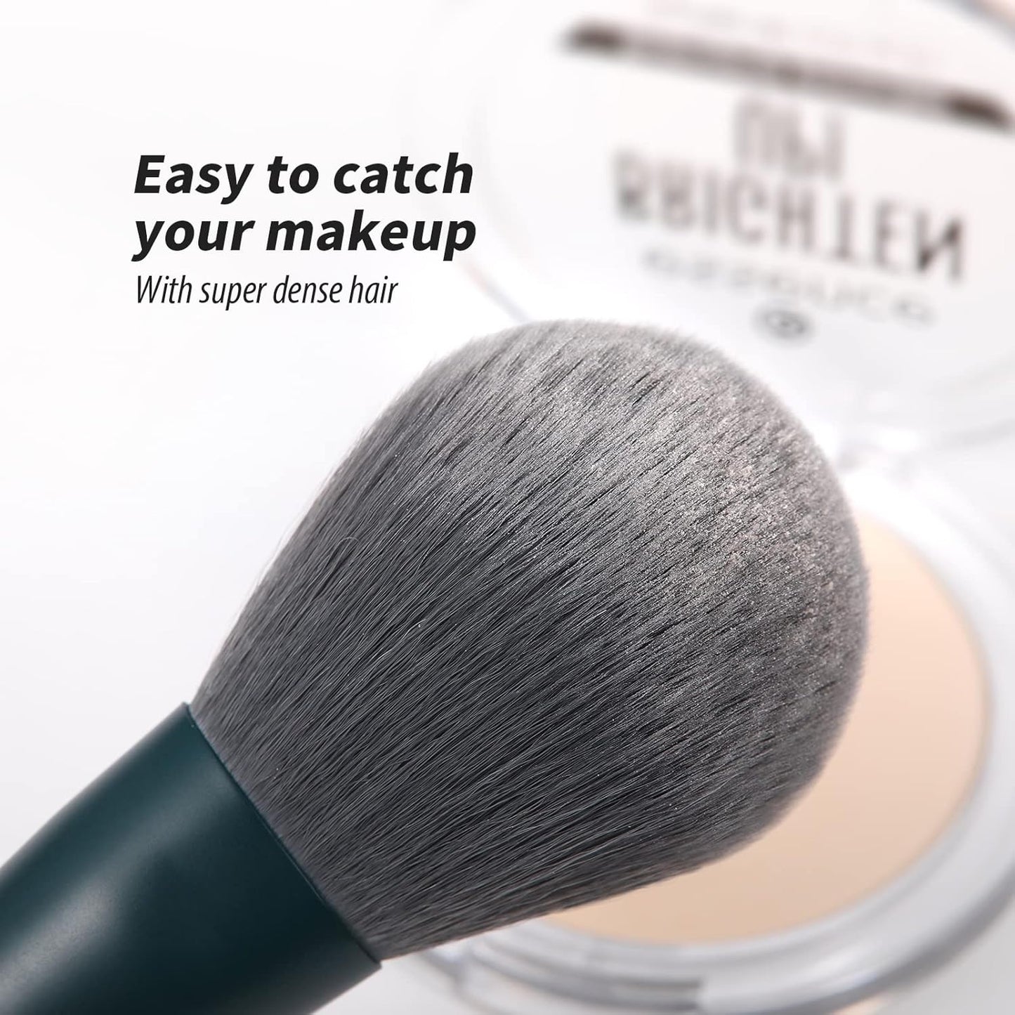 19Pcs Makeup Brush Set | with Cleaning Mat Makeup Sponge 17Pcs Makeup Brushes for Foundation,Powder, Contour, Bronzer, Concealer, Eyeshadow